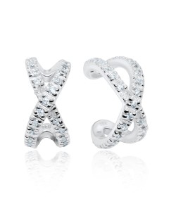 8mm CZ Stones Ear Cuff EC-1150s